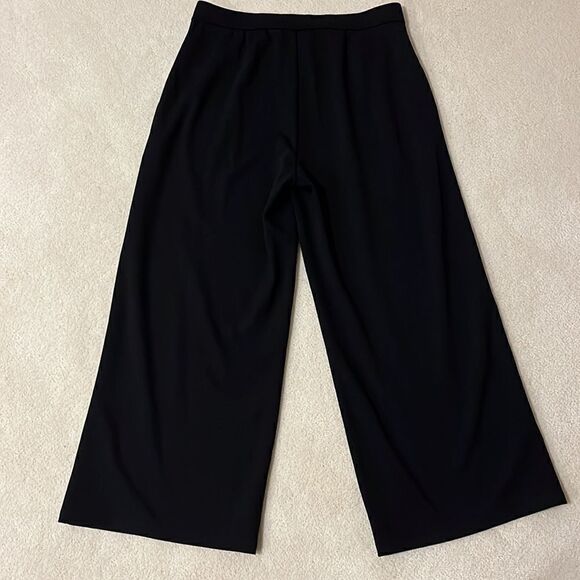 Eileen Fisher Midnight Petite Jersey Wide Leg Pants Sz S/P - Picture 5 of 7